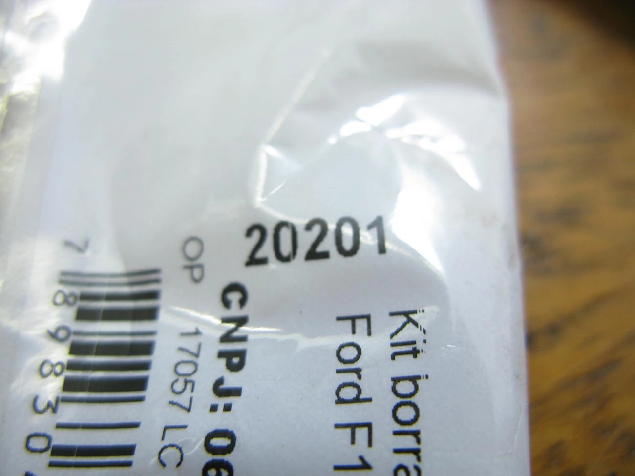 KIT CAPA PARA PEDAIS BORRACHA FORD F-1000 93/