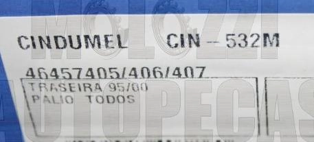 JOGO MOLAS HELICOIDAIS SUSPENSÃO TRASEIRA MOLA SUSPENSAO FIAT PALIO 8V 96/00 YOUNG 01/02