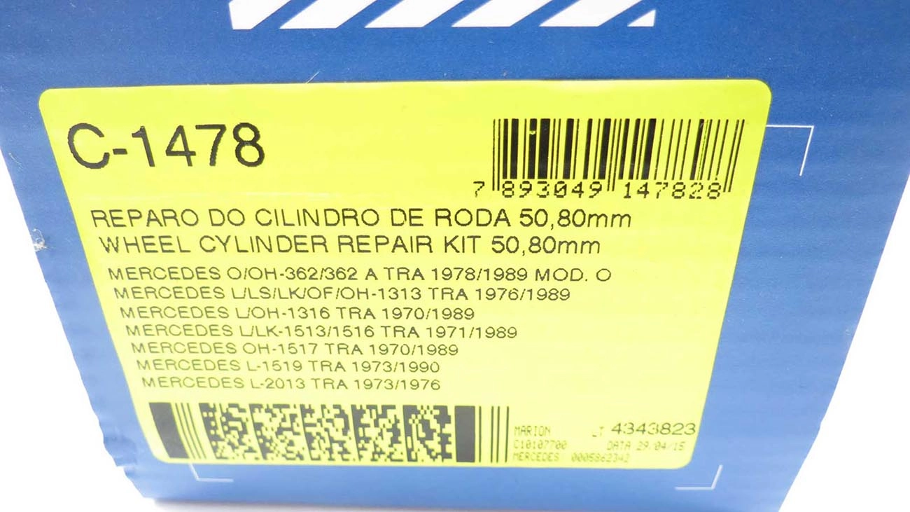 REPARO CILINDRO RODA 50.80MM MB 1313/1316/1416/1513/1516/1517/1519/2013 70/ TRASEIRO