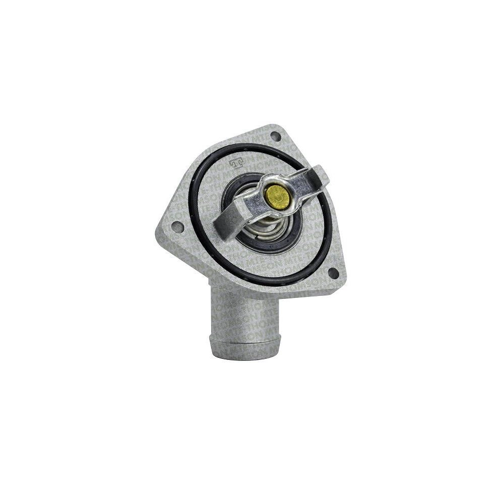 VÁLVULA TERMOSTÁTICA FLANGE ALUMÍNIO GM ONIX 1.0 19/21 - TRACKER 1.0 20/21 - MOTOR 3 CILINDROS TURBO