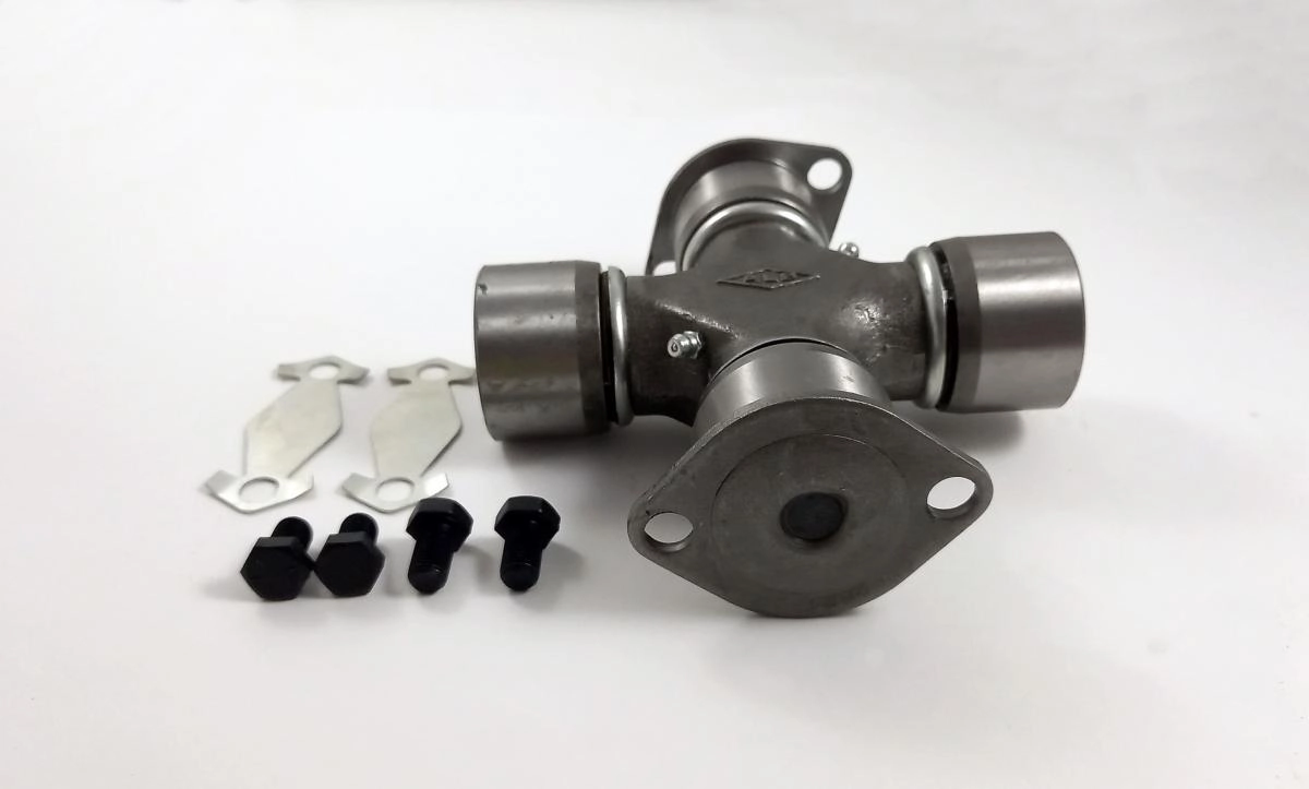 CRUZETA CARDAN VW 23.210/24.220/CONSTELLATION 49X154,8MM DUAS CATANHAS COM CHAVETA/DUAS PARAFUSADAS