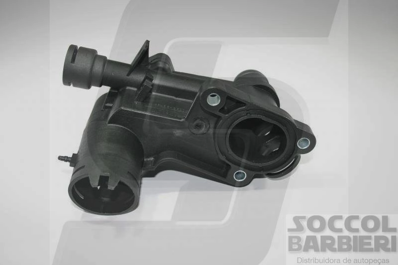 CAVALETE DISTRIBUIÇÃO ÁGUA OU CARCAÇA VÁLVULA TERMOSTÁTICA SEM AR QUENTE CARCACA VALVULA TERMOSTATICA VW GOL/PARATI 1.0 97/01 8/16V UMA SAIDA