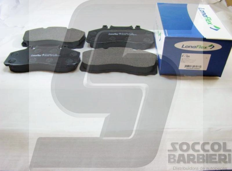 PASTILHA FREIO RODA DIANTEIRA MB 709/710/912/914 1114 6X2 LO/612/LO812/LO712/LO610
