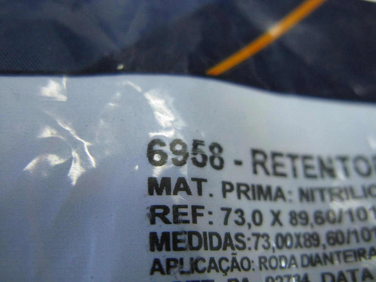 RETENTOR INTERNO CUBO RODA DIANTEIRA TOYOTA HILUX 2005/ - 73X89,60X101X7,50X15,50MM
