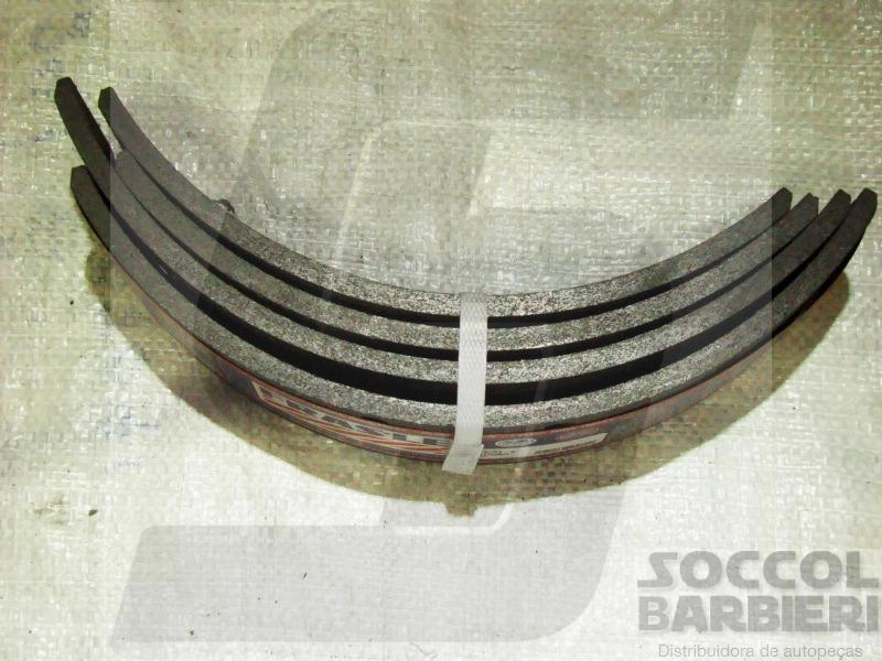 JOGO LONAS FREIO SOB MEDIDA LONA FORD F-350 72/78 TRASEIRA DODGE D-400 78/83 DIANTEIRA