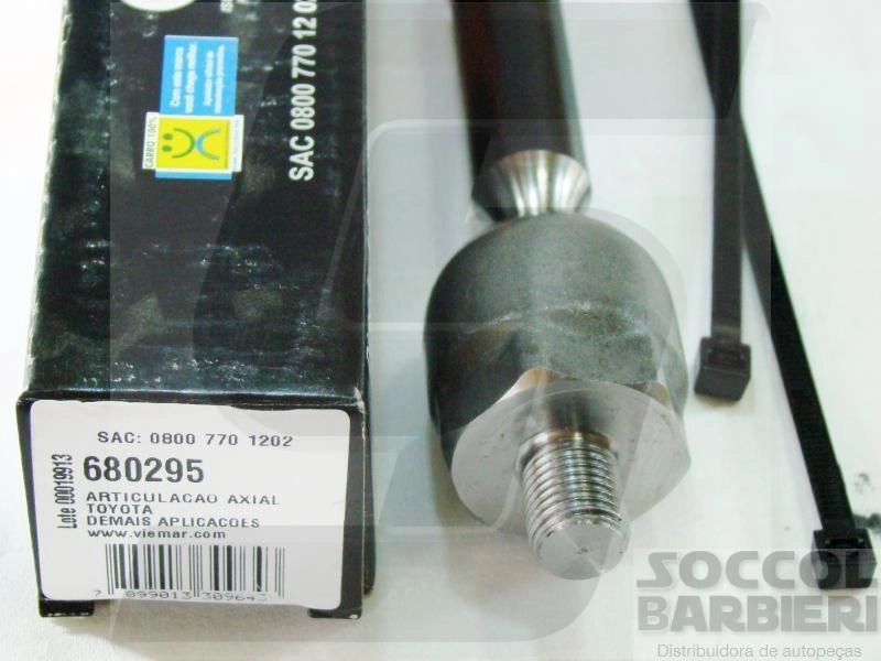 ARTICULAÇÃO/BARRA AXIAL M15X1,5 DIREÇÃO TOYOTA RAV4 2001/2003