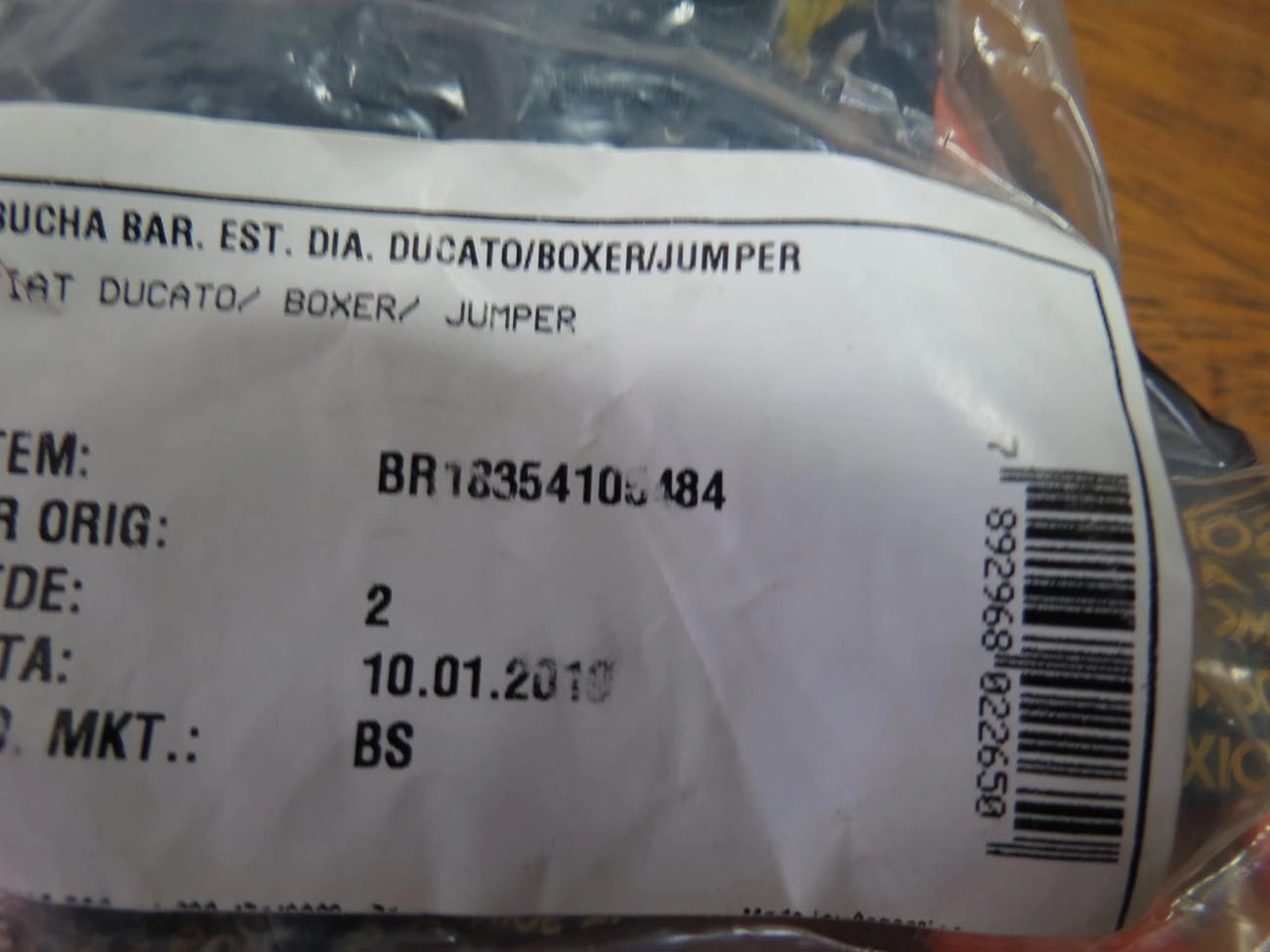 BUCHA ESTABILIZADOR DIANTEIRO CITROEN JUMPER 94/17 - FIAT DUCATO 94/17 - PEUGEOT BOXER 94/17