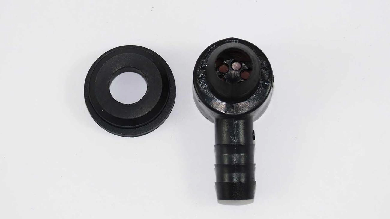 VÁLVULA RETENÇÃO VÁCUO VALVULA SERVO FREIO FIAT 147/TIPO/TEMPRA CHRYSLER POLARA P/SERVO VARGA PRETA