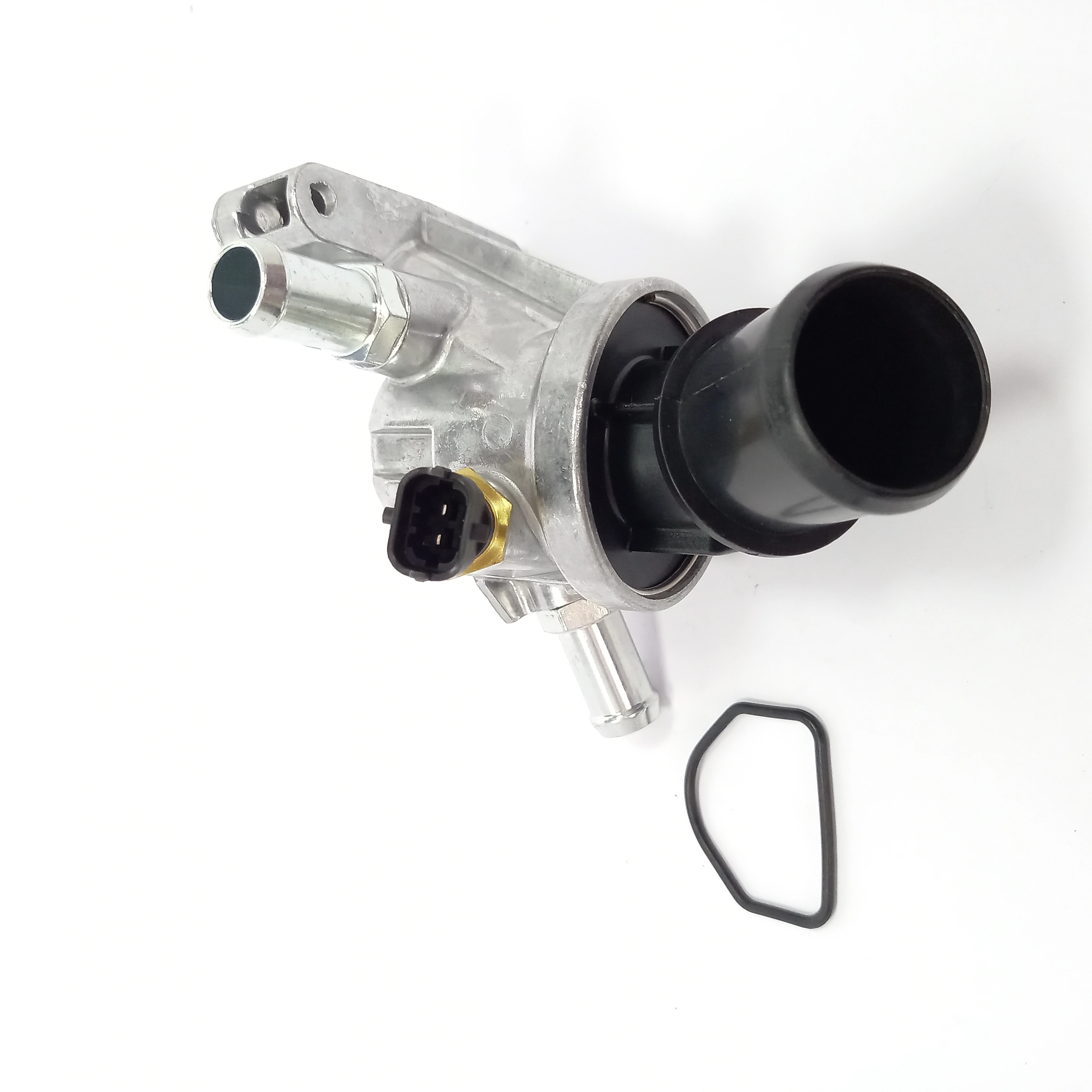 VALVULA TERMOSTATICA COM CARCACA ALUMINIO COM SENSOR NOVA S-10/TRAIL BLAZER 2.5/2.8 2014/2019