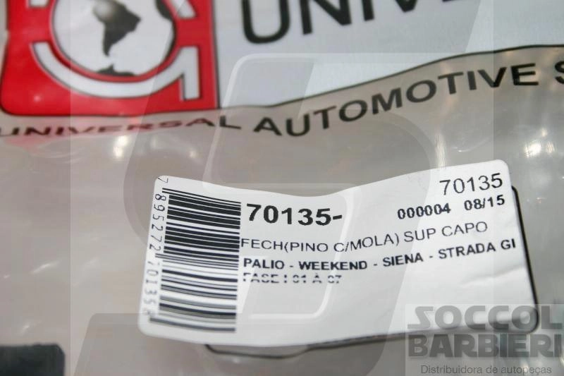 FECHADURA CAPO FIAT PALIO TODOS 2000/ - DIANTEIRO SUPERIOR