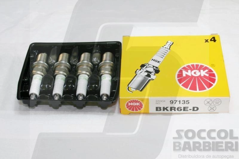 VELA IGNIÇÃO ORIGINAL NGK GREEN GASOLINA GNV ETANOL IGNICAO FIAT PALIO/SIENA/STRADA/DOBLO/PUNTO FIRE 8V SIMILAR F000KE0P07