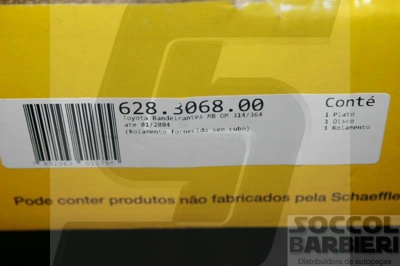 KIT DE EMBREAGEM - TOYOTA BANDEIRANTE 62/01.94 - 280MM 10 ESTRIAS