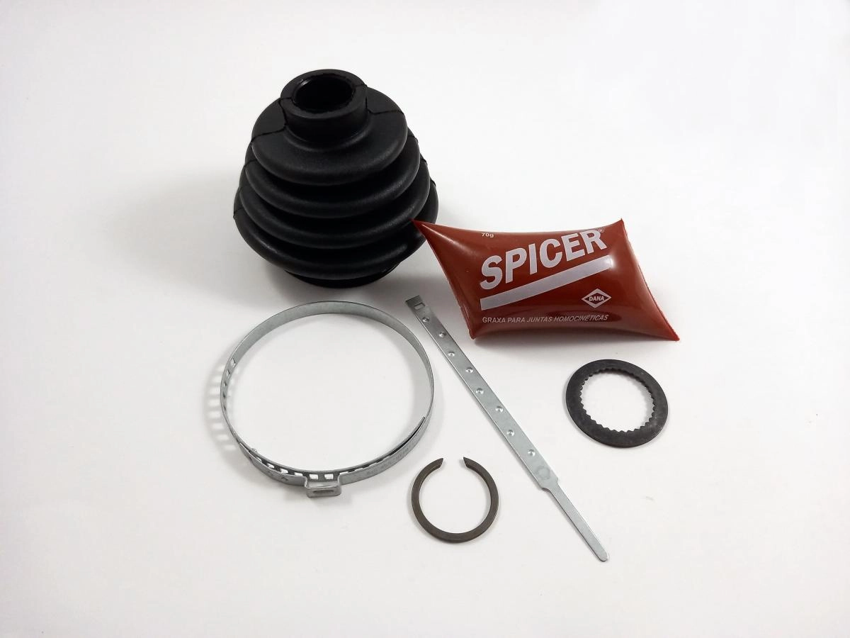 KIT REPARO COIFA HOMOCINÉTICA LADO CÂMBIO SEM FLANGE VW GOL/VOYAGE/PARATI/SAVEIRO/PASSAT /86 21X53X82MM