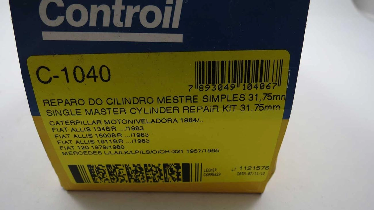REPARO CILINDRO MESTRE SIMPLES 31.75MM MB 321 57/65 1-1/4