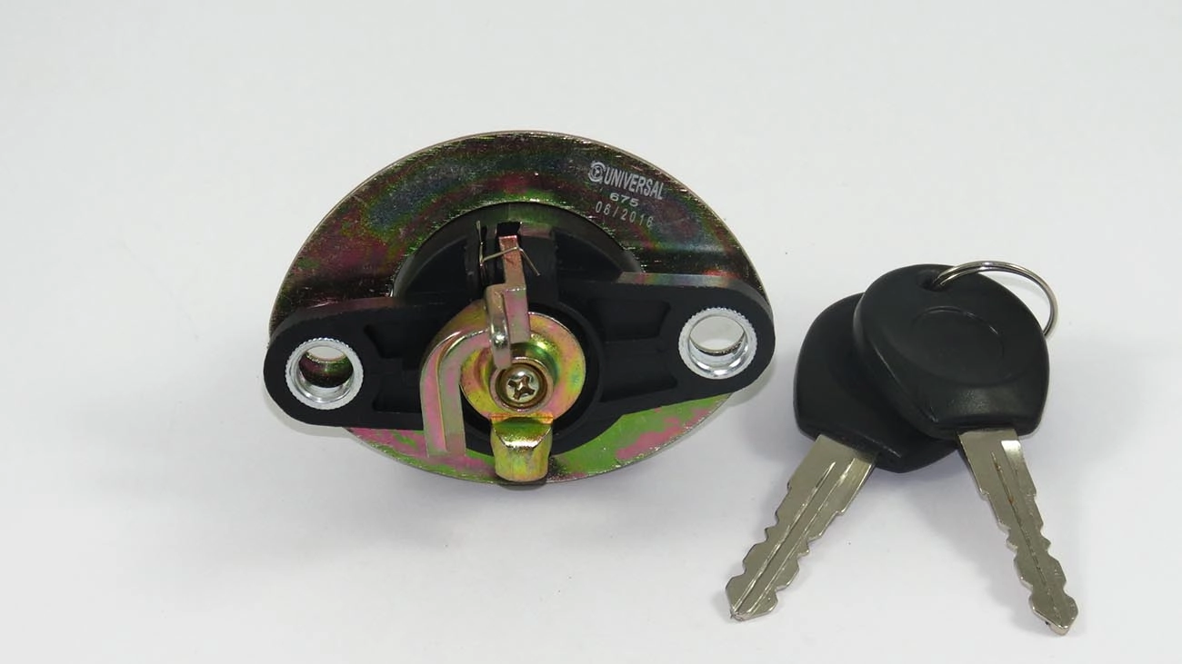 FECHADURA PORTA MALAS VW SANTANA /90 - BOTAO PORTA MALAS C/CHAVE - MECANICO
