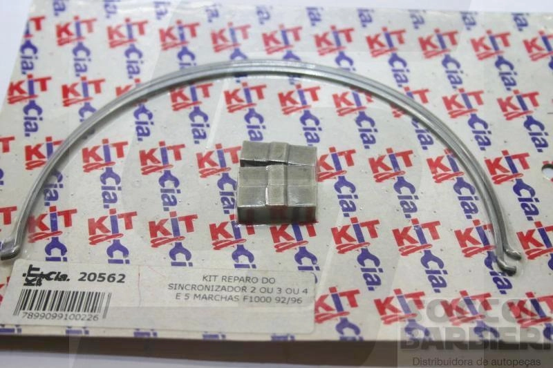 KIT SINCRONIZADOR CAIXA 5 MARCHAS FORD F-1000 92/96 2A/3A/4A