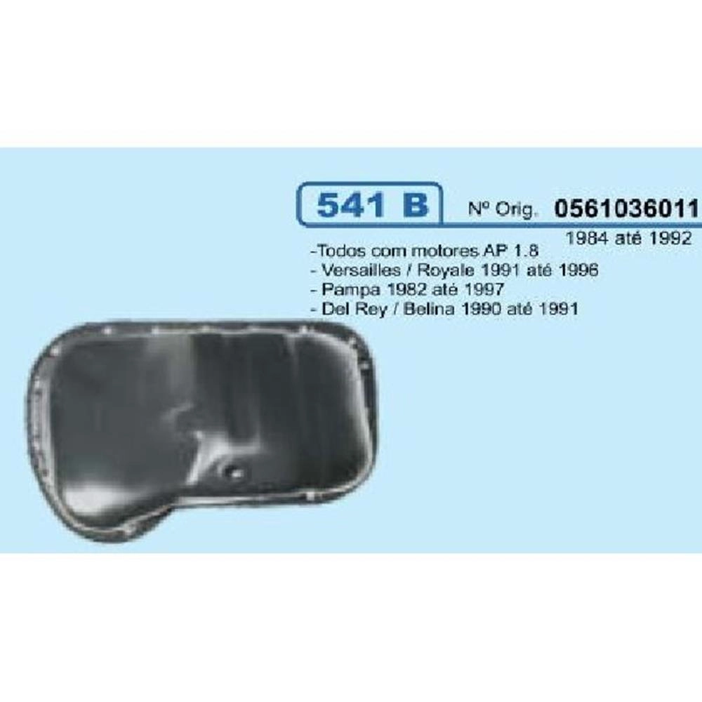 CÁRTER BUJAO INFERIOR CARTER VW GOL/VOYAGE/PARATI/SAVEIRO/PASSAT/SANTANA/QUANTUM AP 84/96
