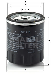 FILTRO BLINDADO COMBUSTÍVEL COMBUSTIVEL MB 180 TODOS