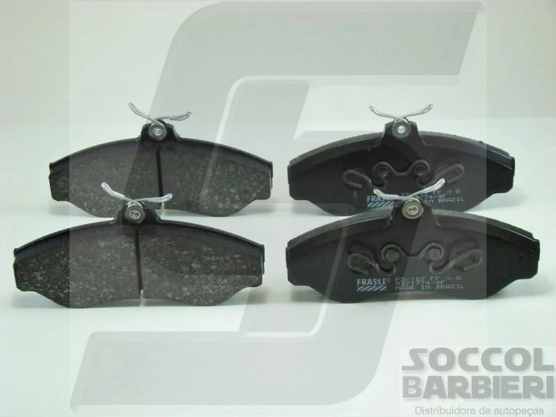 PASTILHA FREIO RODA DIANTEIRA GM S-10/BLAZER 4X2 95/2011 4X4 09.2005/211 TOYOTA BANDEIRANTE 96/2001