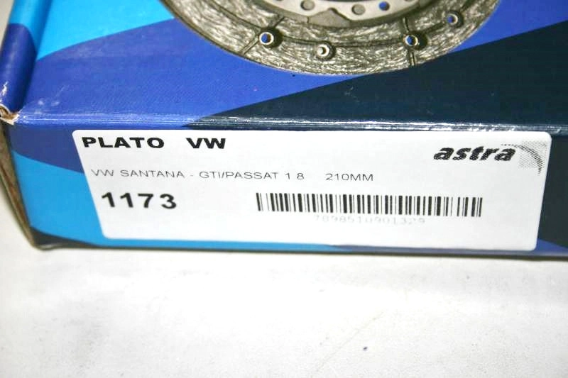 PLATO EMBREAGEM VW GOL/VOYAGE/PARATI/SAVEIRO/PASSAT/SANTANA 1.8/2.0 TODOS - 215MM