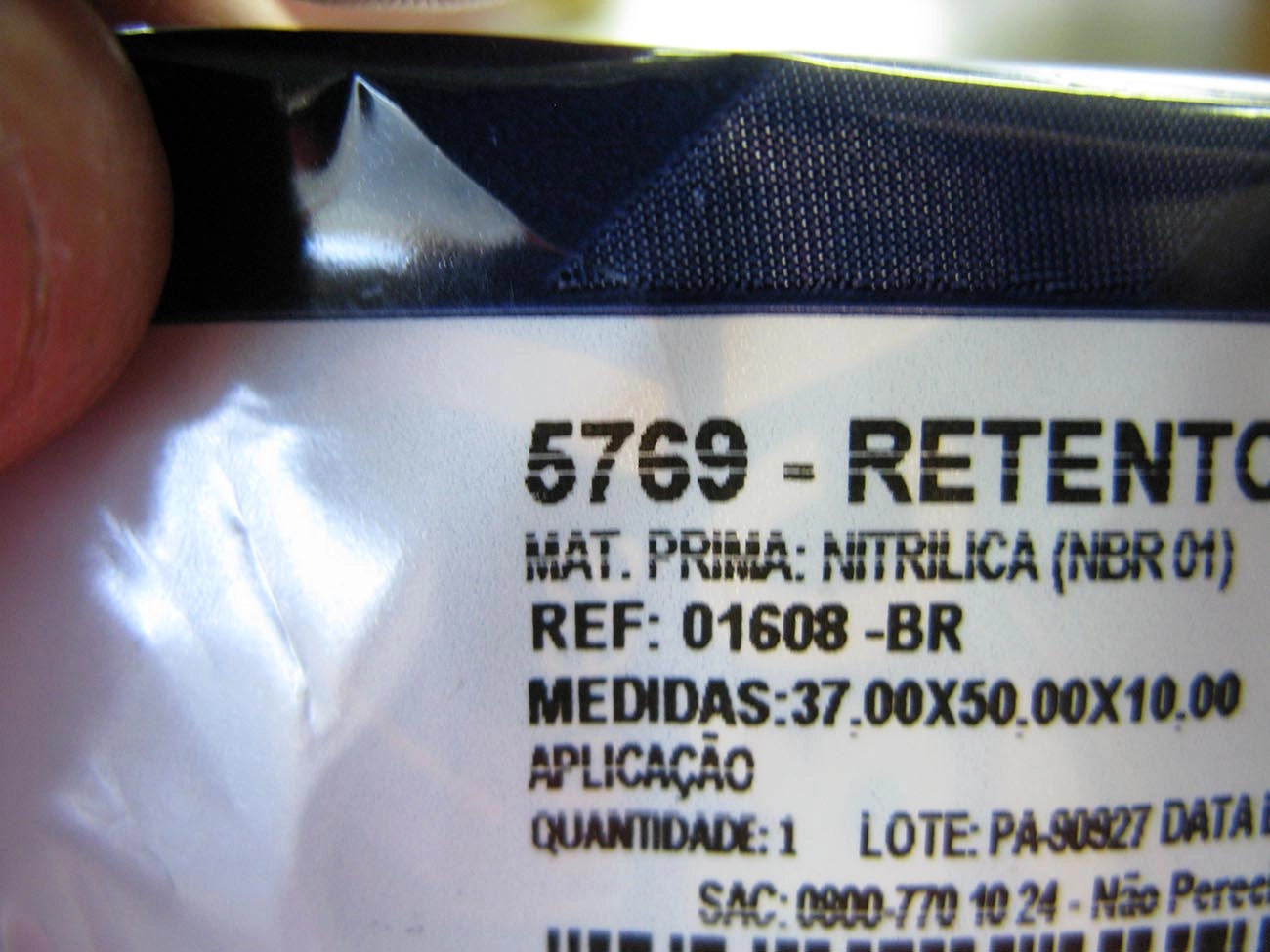 RETENTOR LINHA AGRÍCOLA/AMARELA/INDUSTRIAL 37X50X10MM