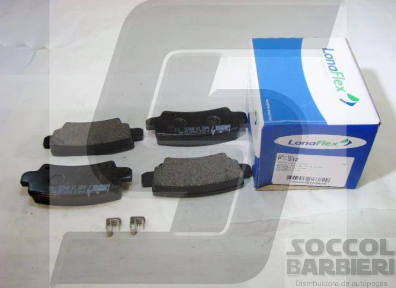 PASTILHA DE FREIO TRASEIRA TOYOTA COROLLA XEI 2002/2008 - NEW XLI 2008/2013