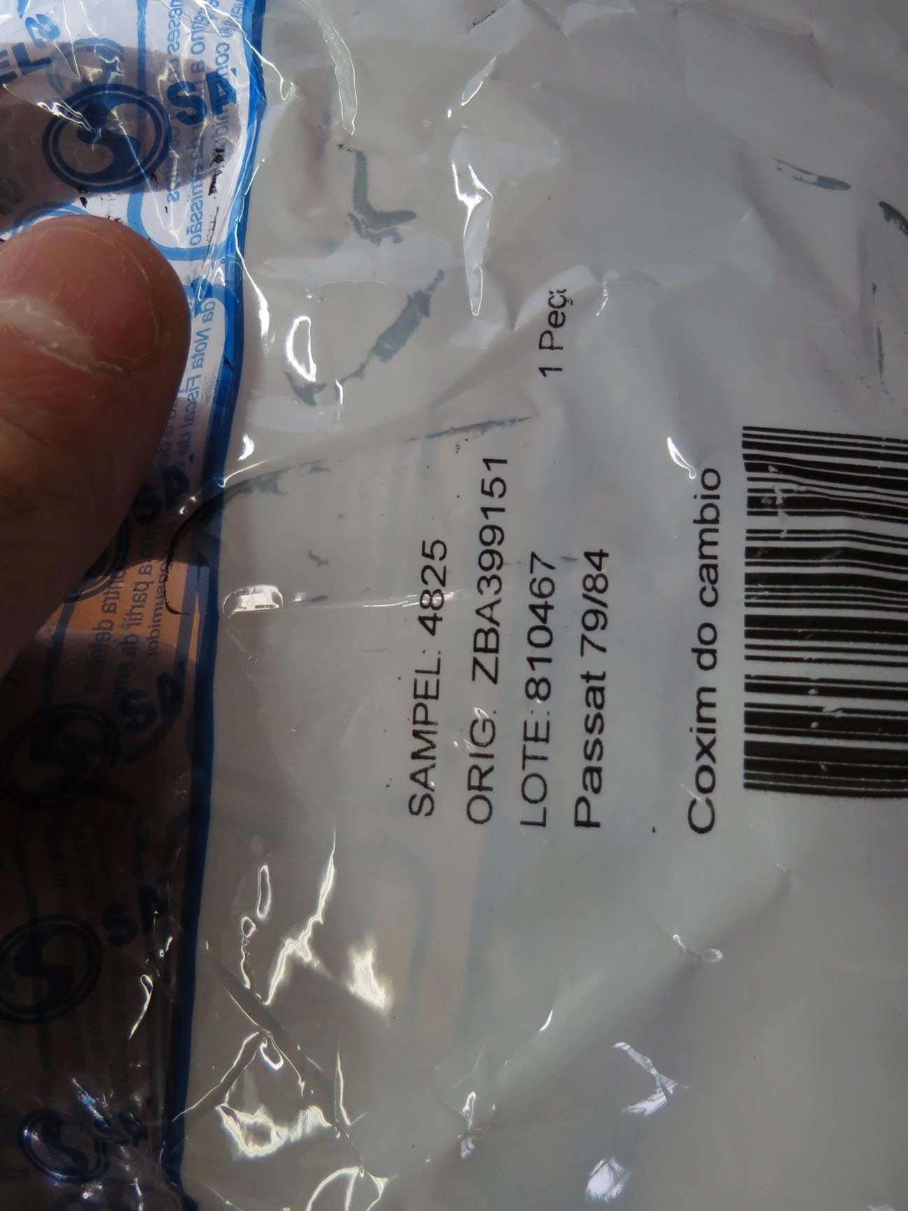 COXIM DO CAMBIO VW PASSAT 1979/1984 - GOL/VOYAGE AP /1984