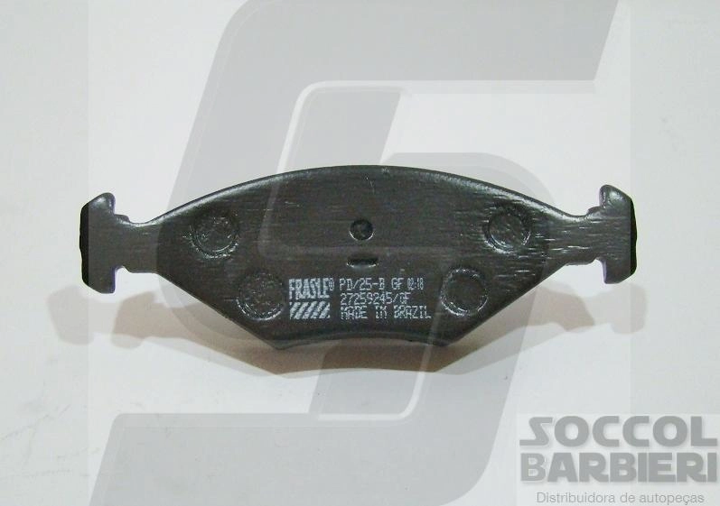 PASTILHA FREIO RODA DIANTEIRA FIAT PALIO/WEEKEND 1.0/1.5/1.6 /97 C/ALARME FIO