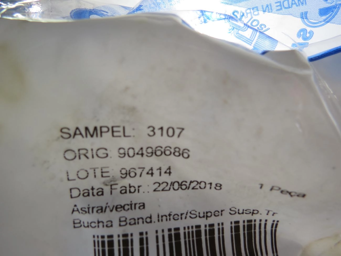 BUCHA BANDEJA SUSPENSÃO TRASEIRA GM VECTRA 96/ - INFERIOR/SUPERIOR - USA QUATRO PEÇAS