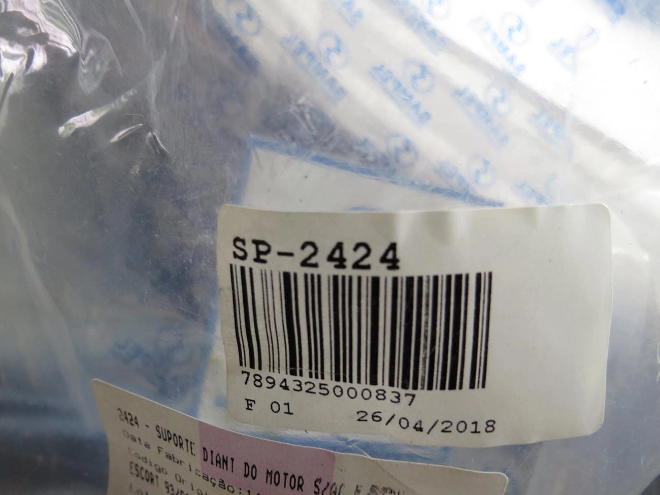 COXIM DIANTEIRO MOTOR FORD ESCORT/VERONA 93/96 - VW LOGUS/POINTER 1.6 - S/AR - S/DH
