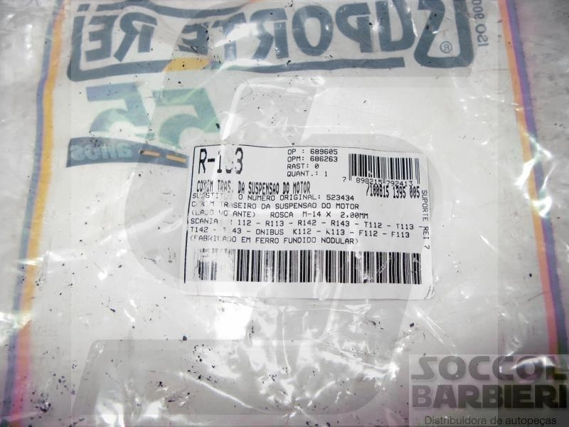 COXIM DO MOTOR SCANIA T-112/113/142/143 K-112/113 F-112/113 - TRASEIRO