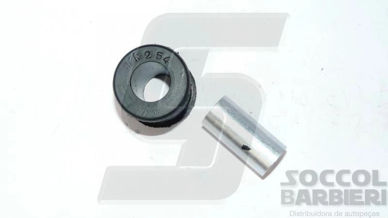 BUCHA COM TUBO INFERIOR OLHAL AMORTECEDOR FORD F-100/1000/4000 DIANT. INF. TRASEIRO