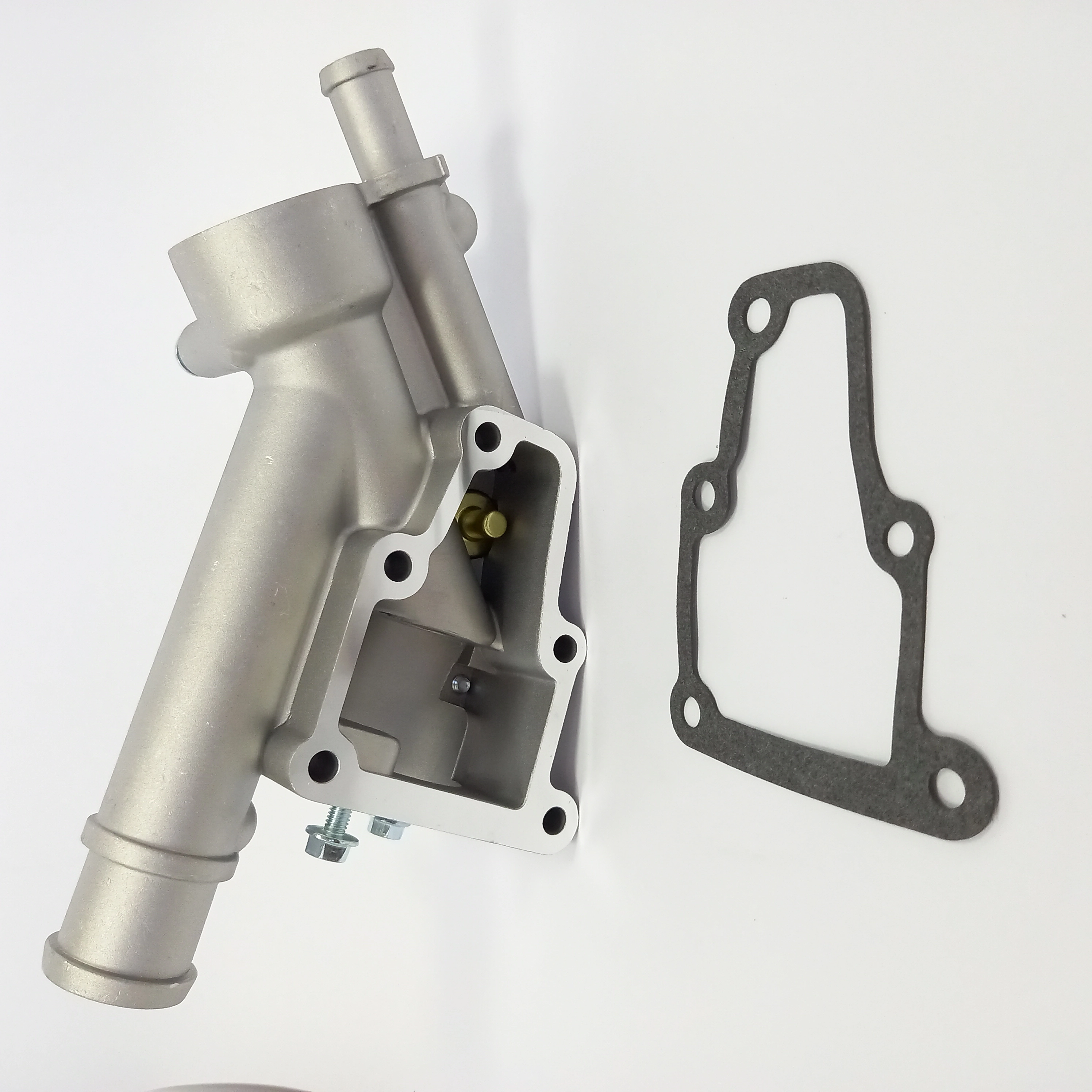 CARCAÇA/FLANGE ALUMÍNIO SEM VÁLVULA TERMOSTÁTICA CITROEN C4/C5 2.0 07/ - PEUGEOT 307 2.0 16V 07/