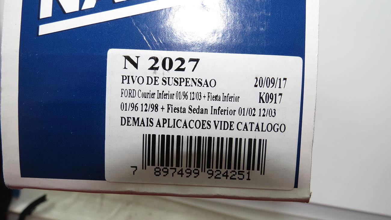 PIVÔ SUSPENSÃO DIREITO/ESQUERDO FORD KA 97/14 FIESTA 96/04 G2 COURIER 98/14 TODOS EXCETO NOVO