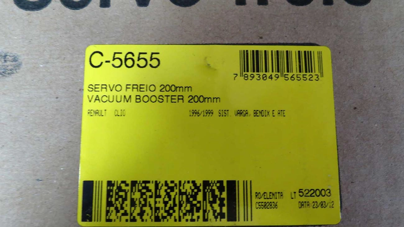 SERVO FREIO 200MM RENAULT CLIO RT 1.6 96/99