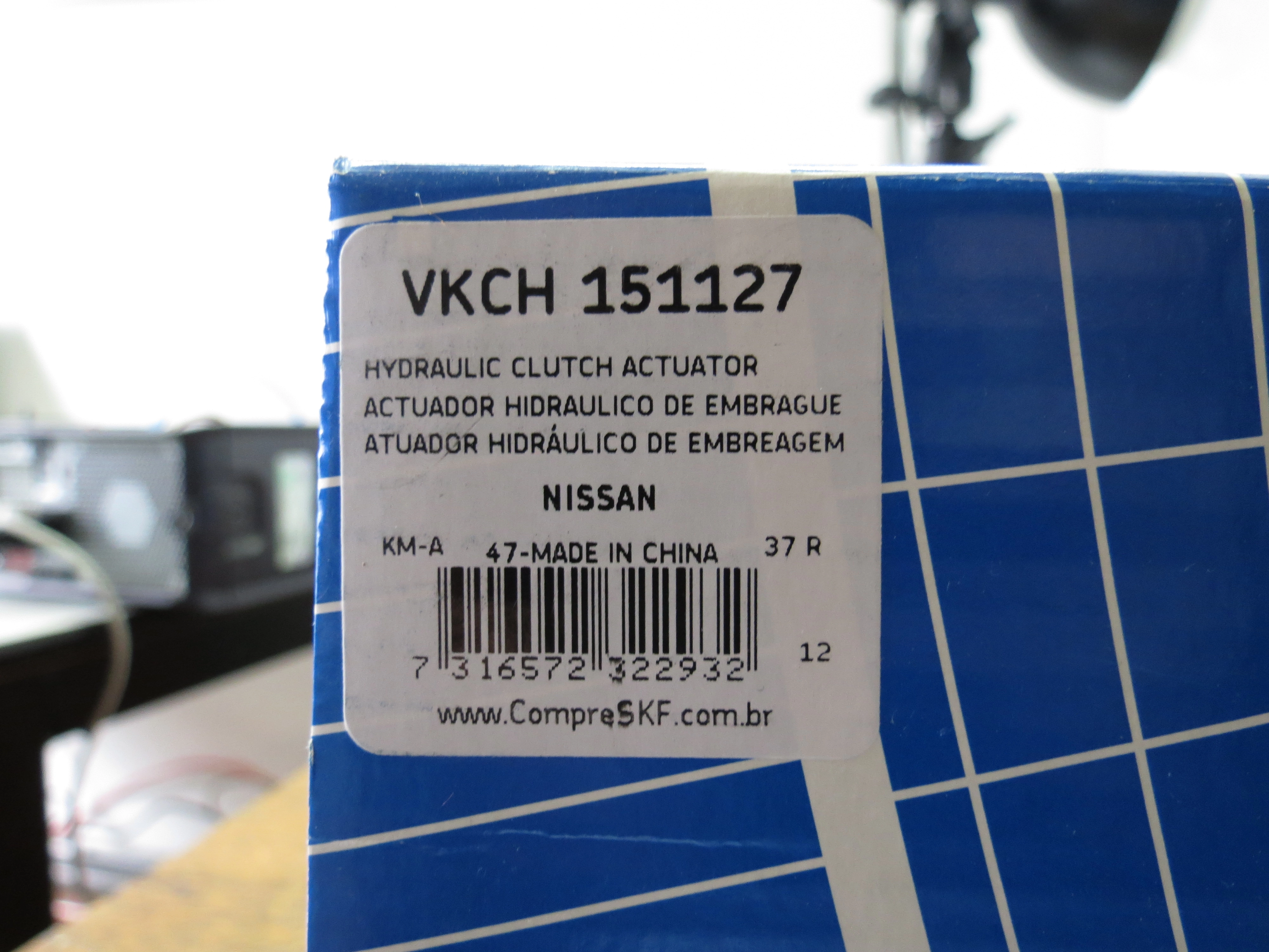 ATUADOR HIDRÁULICO EMBREAGEM NISSAN FRONTIER TODAS