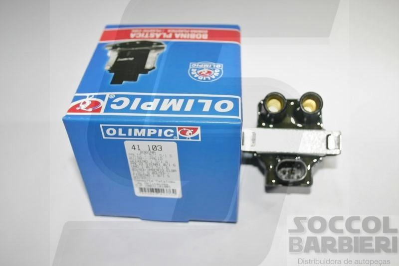 BOBINA DE IGNIÇÃO FIAT UNO/FIORINO/PALIO/SIENA/STRADA /02 - TEMPRA 94/ - USA DUAS BOBINAS - 2 PINOS