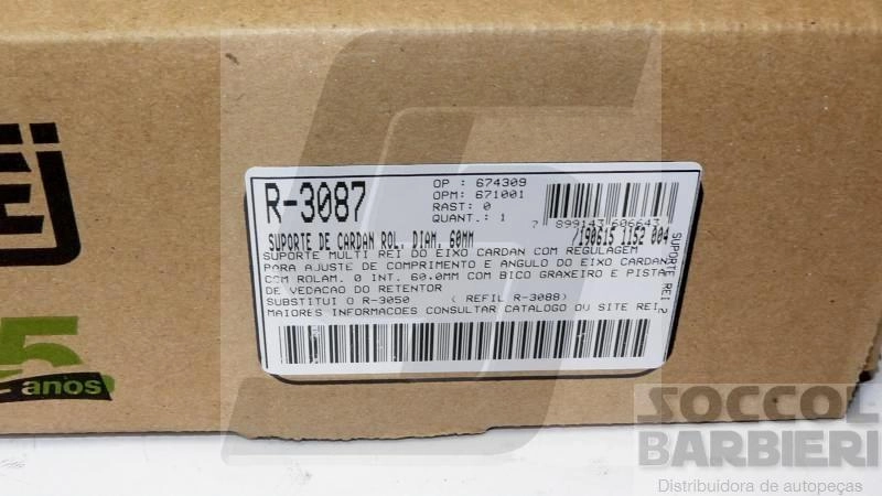 SUPORTE DO CARDAN MB 1632/1634/1938/2428/2638 -  COM ROLAMENTO 60MM IMPORTADO