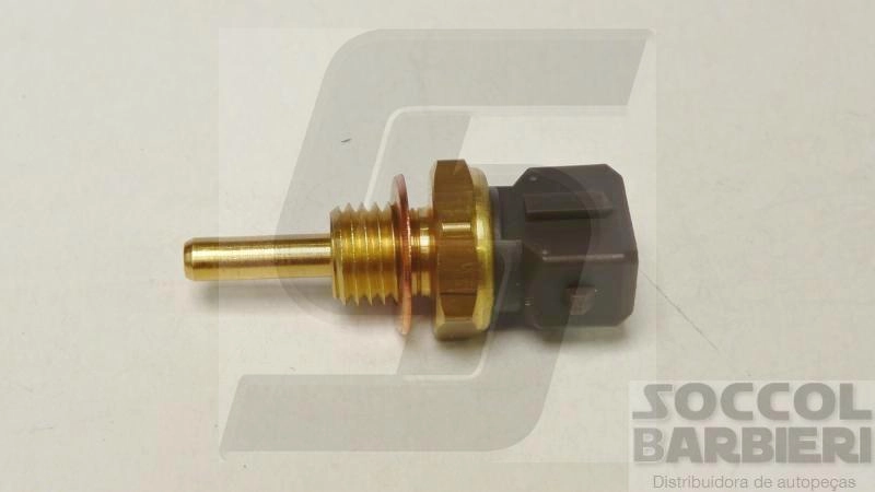 PLUG ELETRÔNICO/SENSOR ÁGUA GM NOVO CORSA/MERIVA/MONTANA 1.8 8V - 02/ - FIAT 1.8 MOTOR GM MARROM