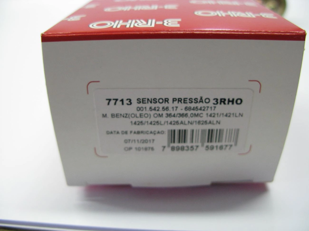 SENSOR MECÂNICO PRESSÃO ÓLEO PRESSAO OLEO MB 1421/1425/1625 OM-364/366 14X1.5