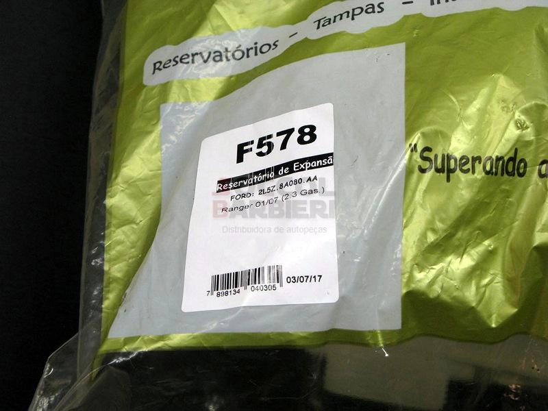 RESERVATORIO AGUA DO RADIADOR FORD RANGER 2001/2007 2.3 GASOLINA