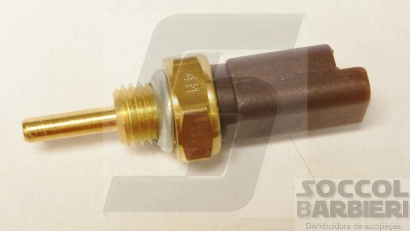 PLUG ELETRÔNICO OU SENSOR TEMPERATURA ÁGUA MARROM MOTOR FIRE EVO FIAT NOVO UNO 10/ 500 PALIO 12/ BRAVO/LINEA
