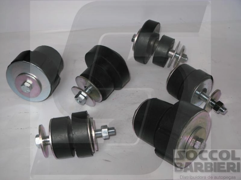 JOGO COXINS CABINE QUADRO RADIADOR COXIM FORD F-350/4000 72/92 COMPLETO