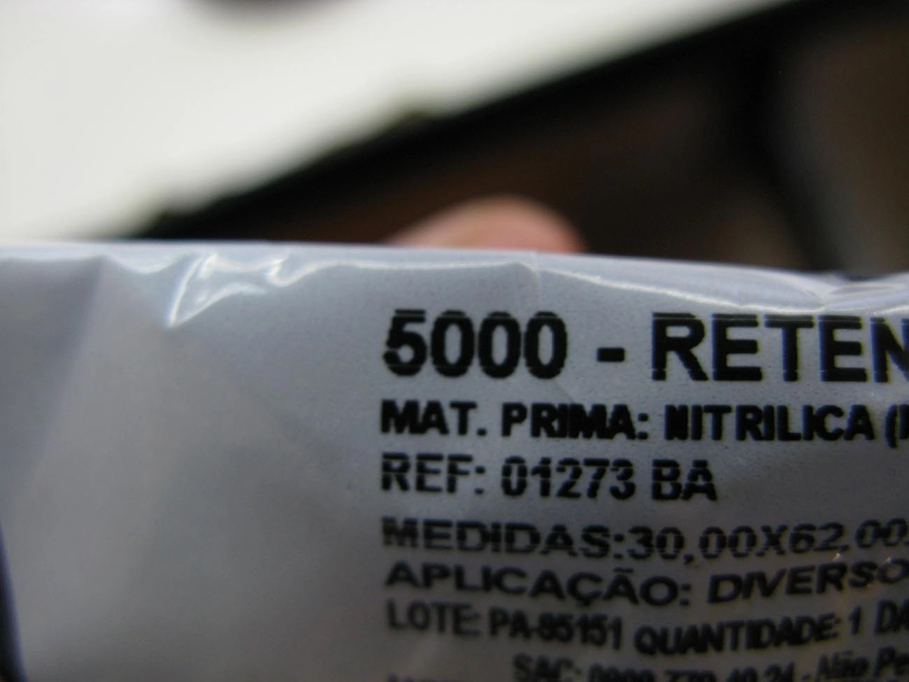 RETENTOR AGRÍCOLA APLICAÇÕES DIVERSAS - 30X62X10MM