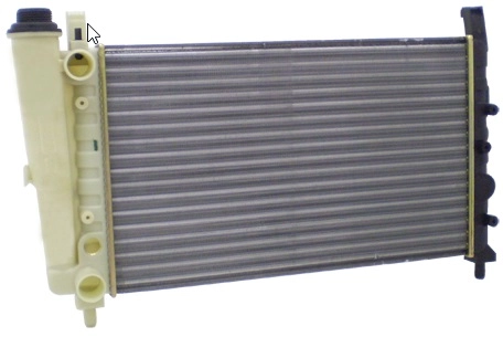 RADIADOR COM RESERVATÓRIO/VASO  FIAT UNO/PREMIO/ELBA/FIORINO 1.5 87/93 - COM OU SEM AR CONDICIONADO
