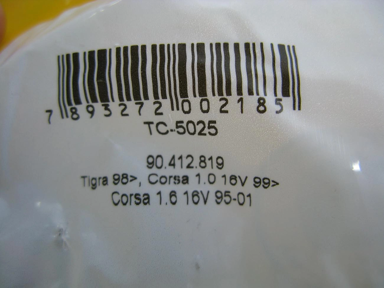 TAMPA OLEO GM CORSA 1.0 16V 1999/ CORSA 1.6 16V 1995/2001 TIGRA 1998/