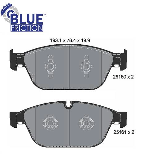 PASTILHA DE FREIO DIANTEIRA AUDI A8 2009/ - Q5 2008/