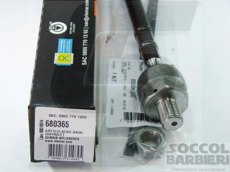 ARTICULAÇÃO/BARRA AXIAL DIREÇÃO HIDRÁULICA GM AGILE 09/14 NOVA MONTANA 11/21