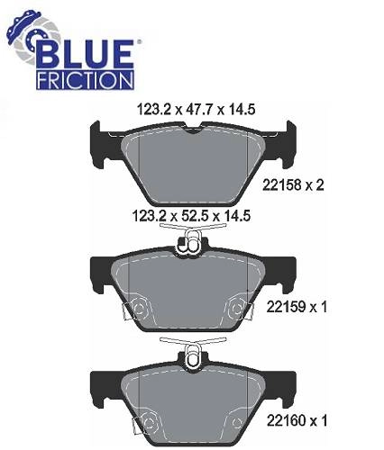 PASTILHA DE FREIO TRASEIRA SUBARU FORESTER 2018/ - LEGACY 2015/ - OUTBACK 2014/