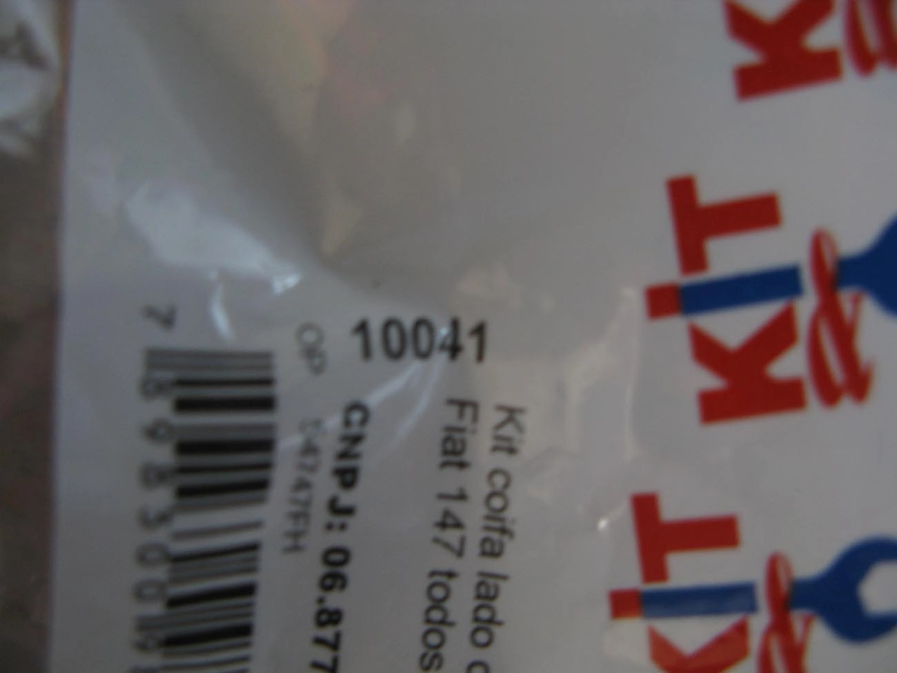 KIT REPARO COIFA HOMOCINÉTICA LADO CÂMBIO COM RETENTOR BUCHA FIAT 147 76/86 FIORINO 76/85 24X73X85MM